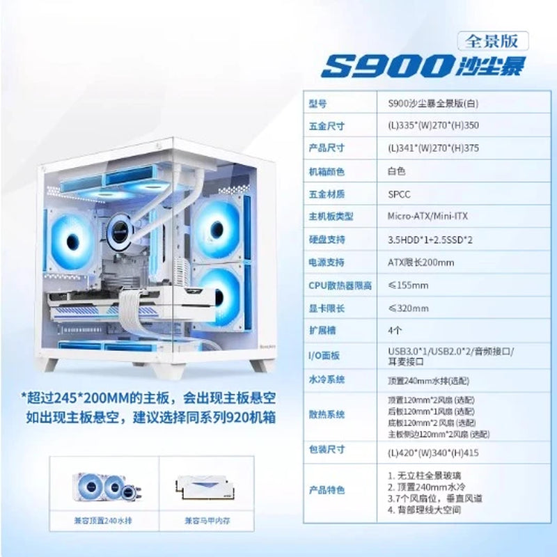 R5 2600X Desktop Computer PC R5 2600X 16G Ram 256T SSD RX580 Win10 Win11 Prebuilt Gaming Pc A320M Motherboard
