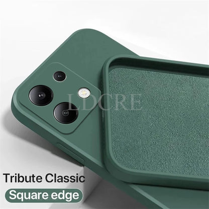 For Xiaomi Redmi Note 13 Case Liquid Silicone Cover Redmi Note 13 Pro plus Case TPU Protective Phone Case Redmi Note 13 Cover